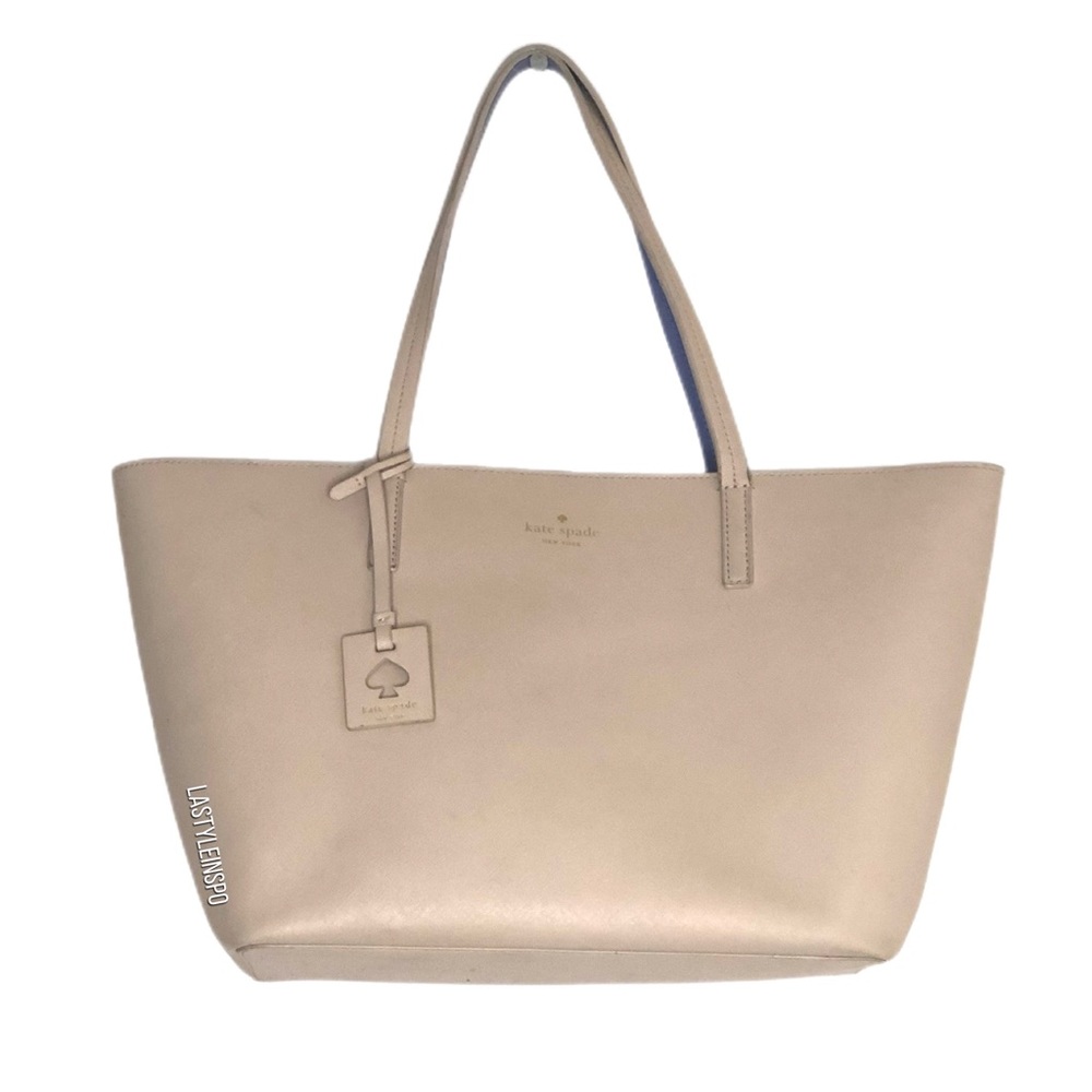 Kate Spade New York Large Tote Bag Leather Tan
